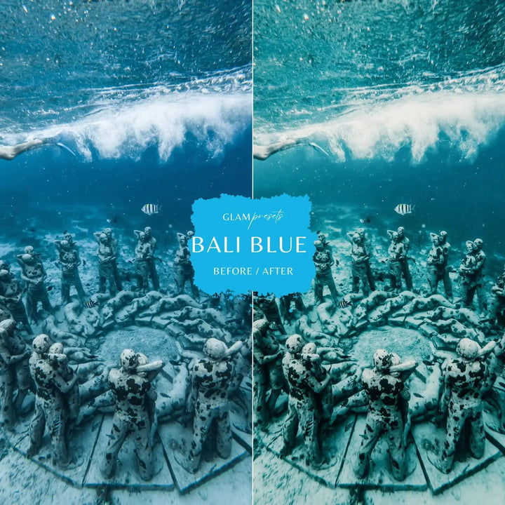 Bali Blue Video LUTs Glampresets 
