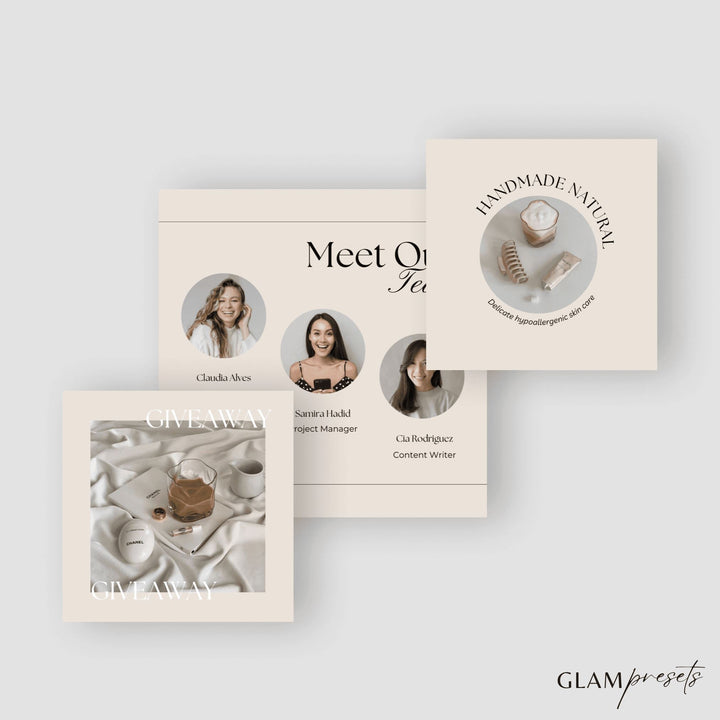 Aesthetic Canva Template Glampresets 