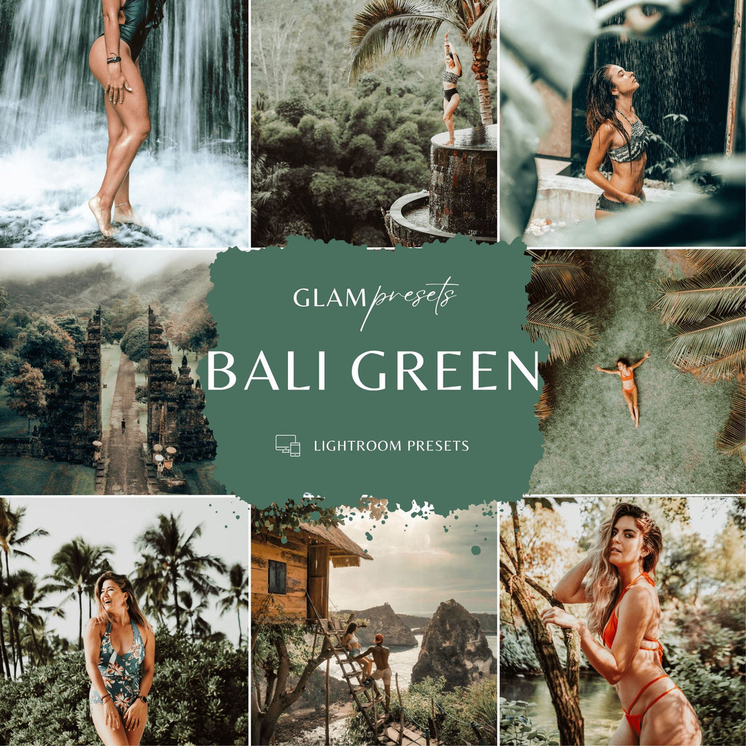 Bali Green Lightroom Presets Glampresets 